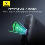 پـاوربـانـک بـاسـئـوس 22.5 وات 10 هزار مـدل Airpow Lite - تصویر 3